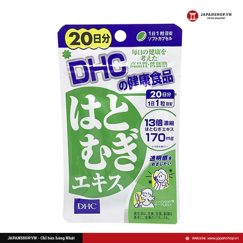 Viên uống trắng da DHC 20 ngày