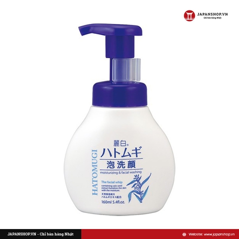 Sữa rửa mặt tạo bọt Hatomugi - 160ml