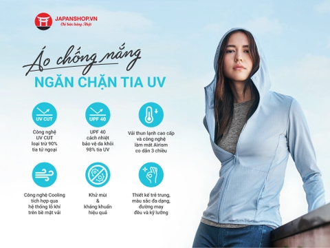 Áo chống nắng nữ Uniqlo - 1990