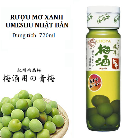 Rượu mơ Choya - 720ml