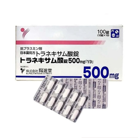 Viên uống hỗ trợ giảm nám trắng da Transamin 500mg 100 viên