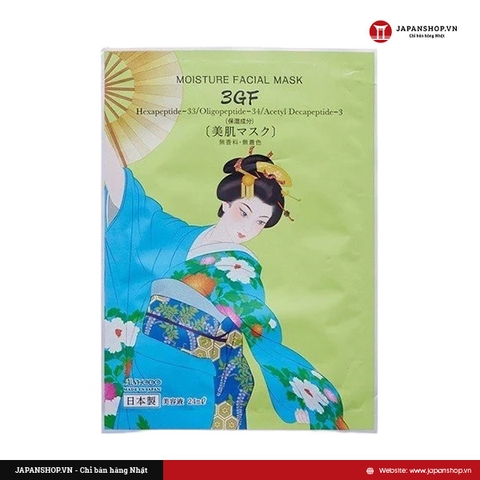 Mặt nạ Maiko Aishodo 3GF Moisture Face Mask 10 miếng