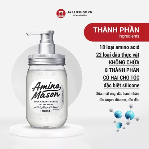 Dầu gội thiên nhiên Amino Mason 2nd