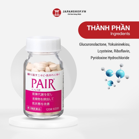 Viên uống ngừa mụn Pair 120 viên