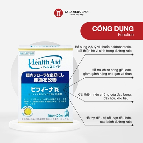 Bột men tiêu hóa Health Aid R 20