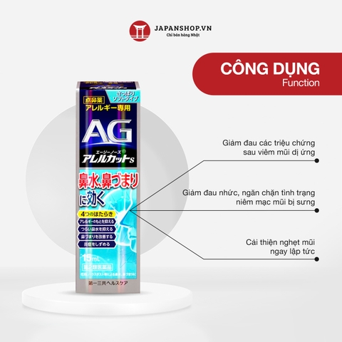 Xịt viêm mũi AG - 30ml