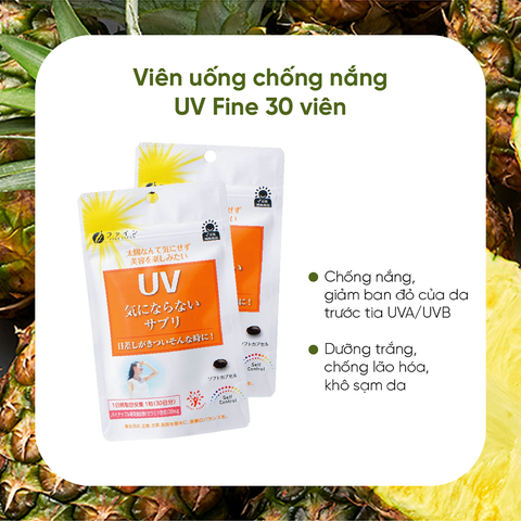 Viên uống chống nắng UV Fine 30 viên