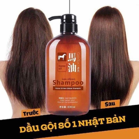 Dầu gội đầu chiết xuất tinh dầu ngựa 600ml