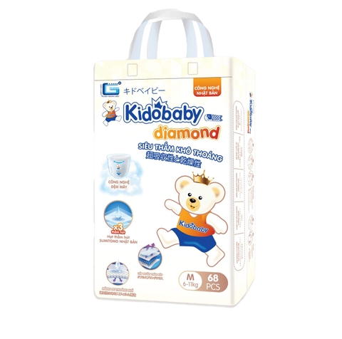 Bỉm Kido Baby - Công nghệ Nano Japan