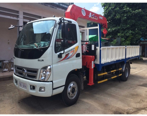 Ô tô tải ( có gắn cẩu ) THACO OLLIN700B-CS /CKGT- UNIC URV375