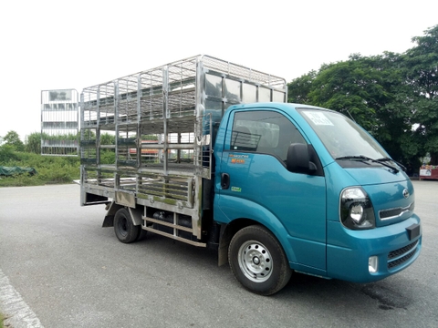 Ô tô tải chở gia cầm dạng sàn trên xe THACO FRONTIER K200