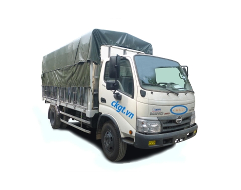 Ô tô tải HINO WU342L thùng khung mui phủ bạt