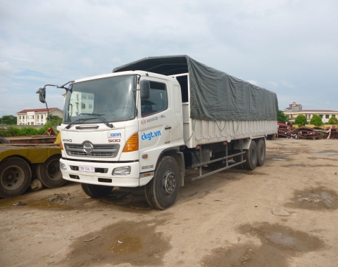 Ô tô tải có mui bạt HINO FL8JTSL 6x2/CKGT-MB1