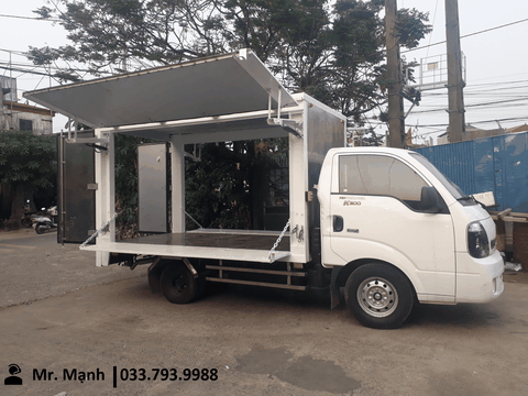 XE TẢI K250 THÙNG KÍN CÁNH DƠI