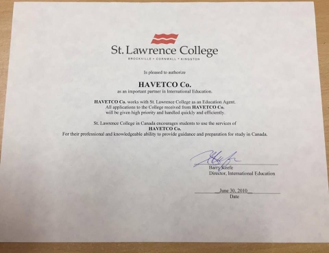 St.LAWRENCE COLLEGE - CANADA