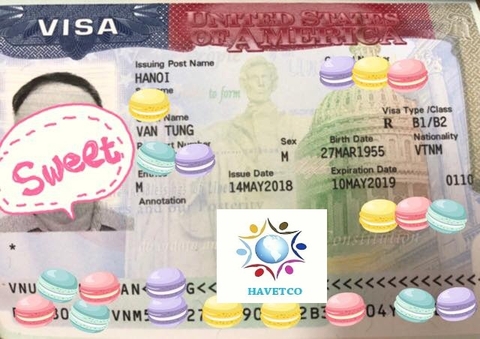 Chúc mừng anh nhận visa Mỹ