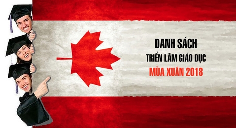 Danh sách các trường tham gia Triển lãm Giáo dục Canada Mùa Xuân 2018