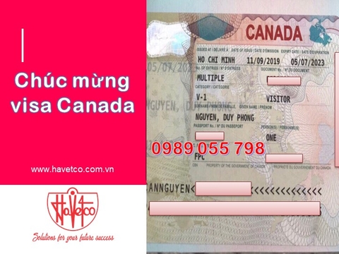 CHÚC MỪNG BẠN NGUYỄN DUY PHONG NHẬN VISA CANADA