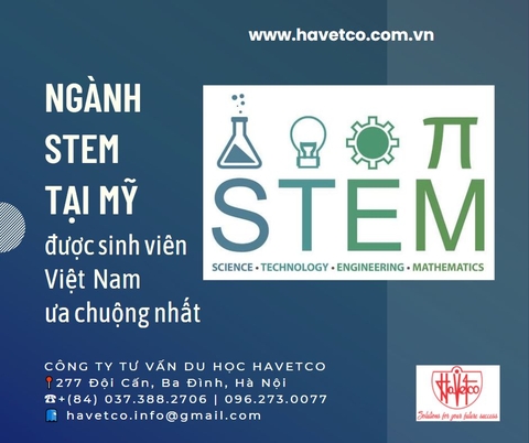 Ngành STEM tại Mỹ được sinh viên Việt ưa chuộng nhất