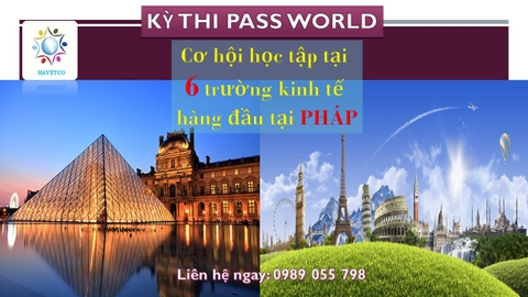 Thông báo về kỳ thi Pass-world và kỳ thi LEAP lần thứ 9 được tổ chức ở Việt Nam