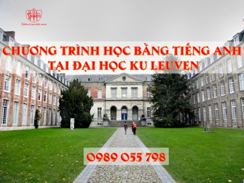 DU HỌC BỈ - CHƯƠNG TRÌNH HỌC BẰNG TIẾNG ANH TẠI ĐẠI HỌC KU LEUVEN