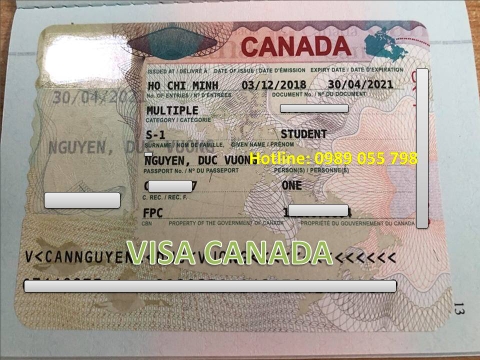 Chúc mừng em Nguyễn Đức Vượng nhận tấm visa du học Canada!