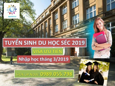 CHƯƠNG TRÌNH DU HỌC SÉC 2019