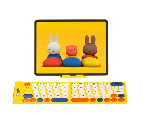 BÀN PHÍM GẬP KHÔNG DÂY MIPOW MIFFY MINI SLIM-FOLD MỎNG NHẤT THẾ GIỚI 3,5 MM CHỐNG NƯỚC KIÊM TÚI GIÁ ĐỠ MPC-003