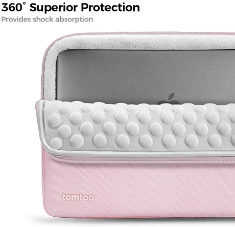 ÚI CHỐNG SỐC TOMTOC (USA) 360* PROTECTIVE MACBOOK AIR/PRO 13” NEW PINK A13-C02C