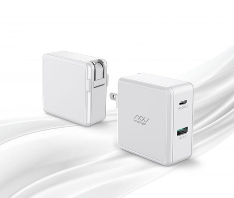 SẠC NHANH INNOSTYLE GOMAX PD 49.5W (1 USB-C PD & 1 USB A QUALCOMM QC3.0 )