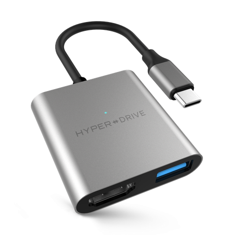 CỔNG CHUYỂN HYPERDRIVE 4K HDMI 3-IN-1 USB-C HUB FOR MACBOOK, SURFACE, PC & DEVICES