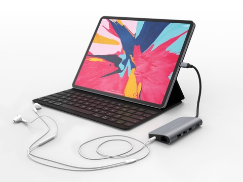 CỔNG CHUYỂN HYPERDRIVE POWER 9-IN-1 USB-C HUB FOR IPAD PRO 2018, MACBOOK, SURFACE, ULTRABOOK, CHROMEBOOK PC & USB-C DEVICES