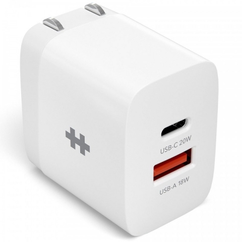 SẠC 2 CỔNG HYPERJUICE 20W CHARGER SMALL SIZE HJ205