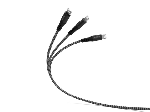 CÁP C TO LIGHTNING 20W HYPERDRIVE TOUGH 1M MFI IPHONE/IPAD