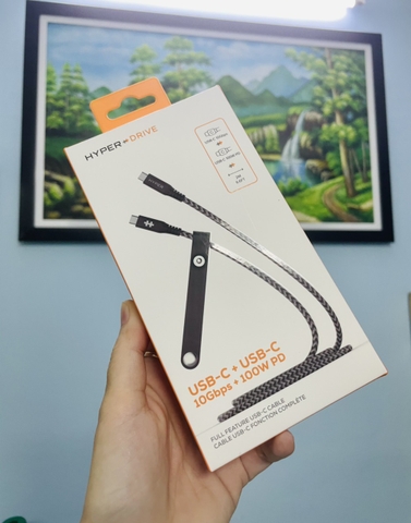 CÁP C TO LIGHTNING 20W HYPERDRIVE TOUGH 1M MFI IPHONE/IPAD