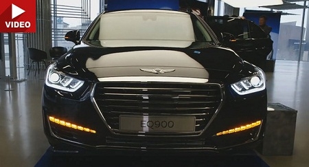 Cận cảnh xe sang Genesis G90 của Hyundai Cận cảnh xe sang Genesis G90 của Hyundai