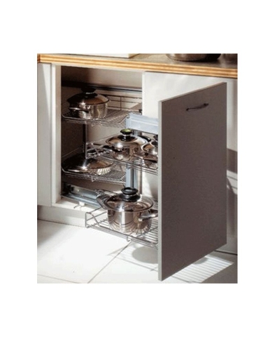 Rổ góc MagicCorner mở phải Hafele 546.17.305