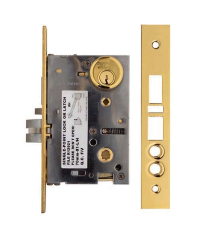 Thân khóa có khóa bên trên cho cửa dày 46 – 51mm Hafele 911.02.369