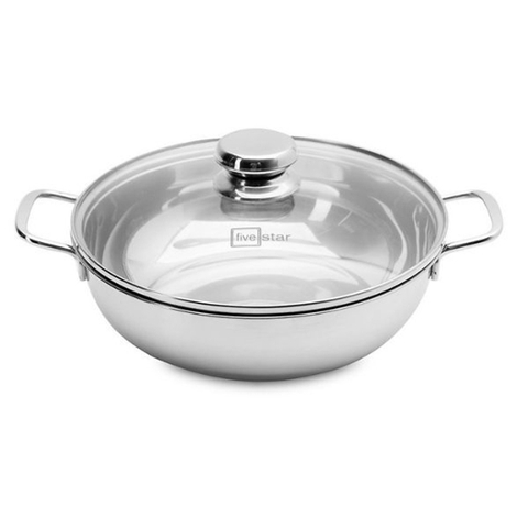 Nồi lẩu inox Fivestar 3 đáy 24cm