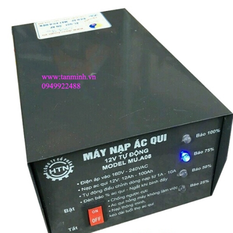 Máy nạp ắc quy tự động HTN 12V-100Ah