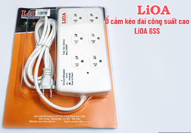 Ổ cắm Lioa 6SS2.5-3N