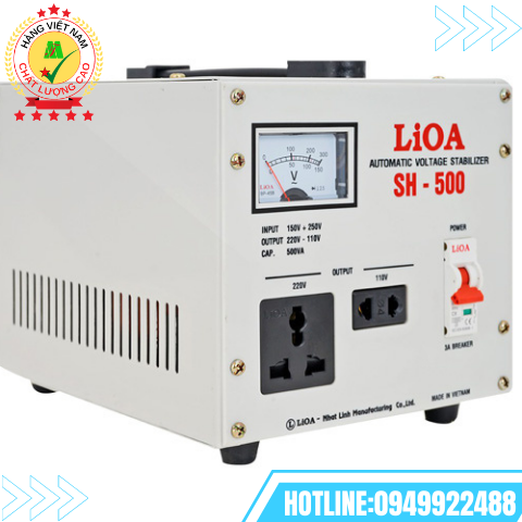 ỔN ÁP LIOA 1 PHA 0,5kVA SH-500II