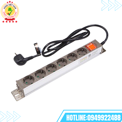 Thanh nguồn PDU 6 Ports 16A