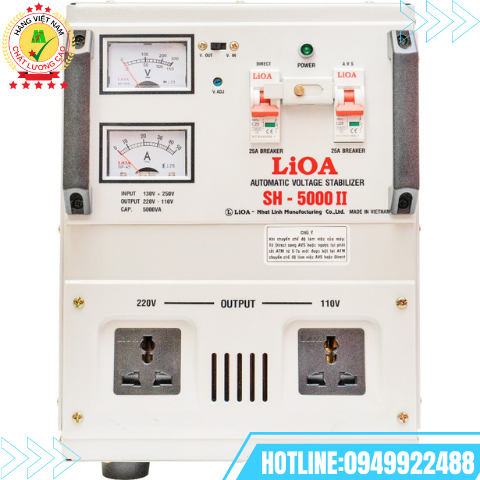 ỔN ÁP LIOA 1 PHA 5kVA SH-5000II