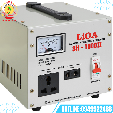 ỔN ÁP LIOA 1kVA SH-1000II Loại 1 PHA