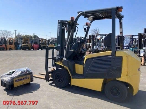 Xe Nâng Điện 2.5 Tấn Komatsu FE25-2 – Công Nghệ Pin Lithium, Sạc Nhanh 2 Giờ