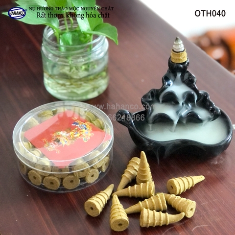 Nhang nụ Thảo Mộc siêu sạch hương thơm cổ truyền - Xông trầm phong thủy - OTH040