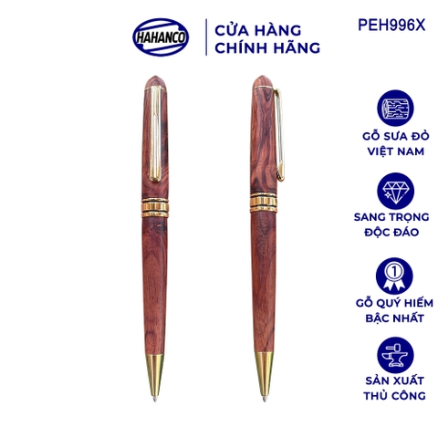 Bút ký gỗ Sưa cao cấp - Đẳng Cấp/May Mắn/Bình An - HAHANCO - PEH996X