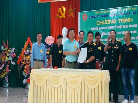 Tập huấn Nông nghiệp hữu cơ và ký hợp đồng trồng và bao tiêu nông sản tại tỉnh Hà Giang