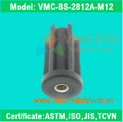 Bích ren M12, ống nhôm D2812